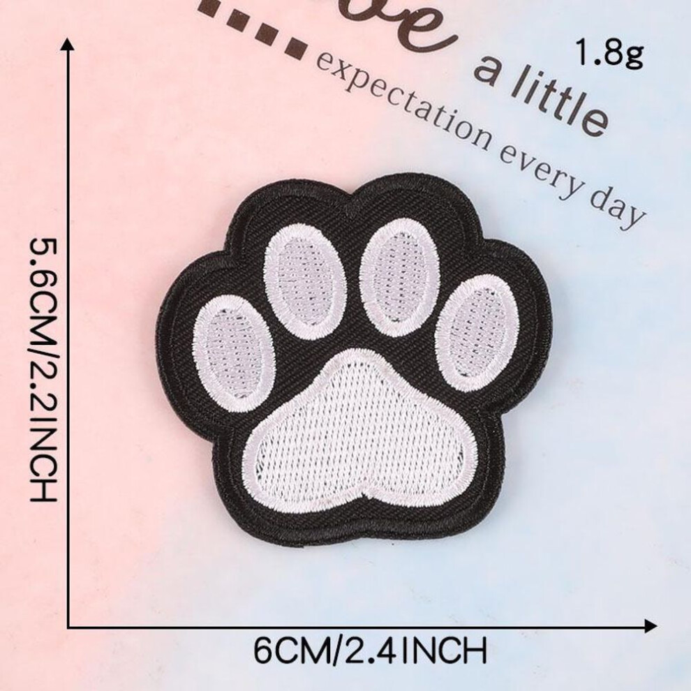 (as the picture, E4L-B-4-8) Duoku Claw Embroidery Patch Stickers: Clothing & Luggage Accessories For Diy