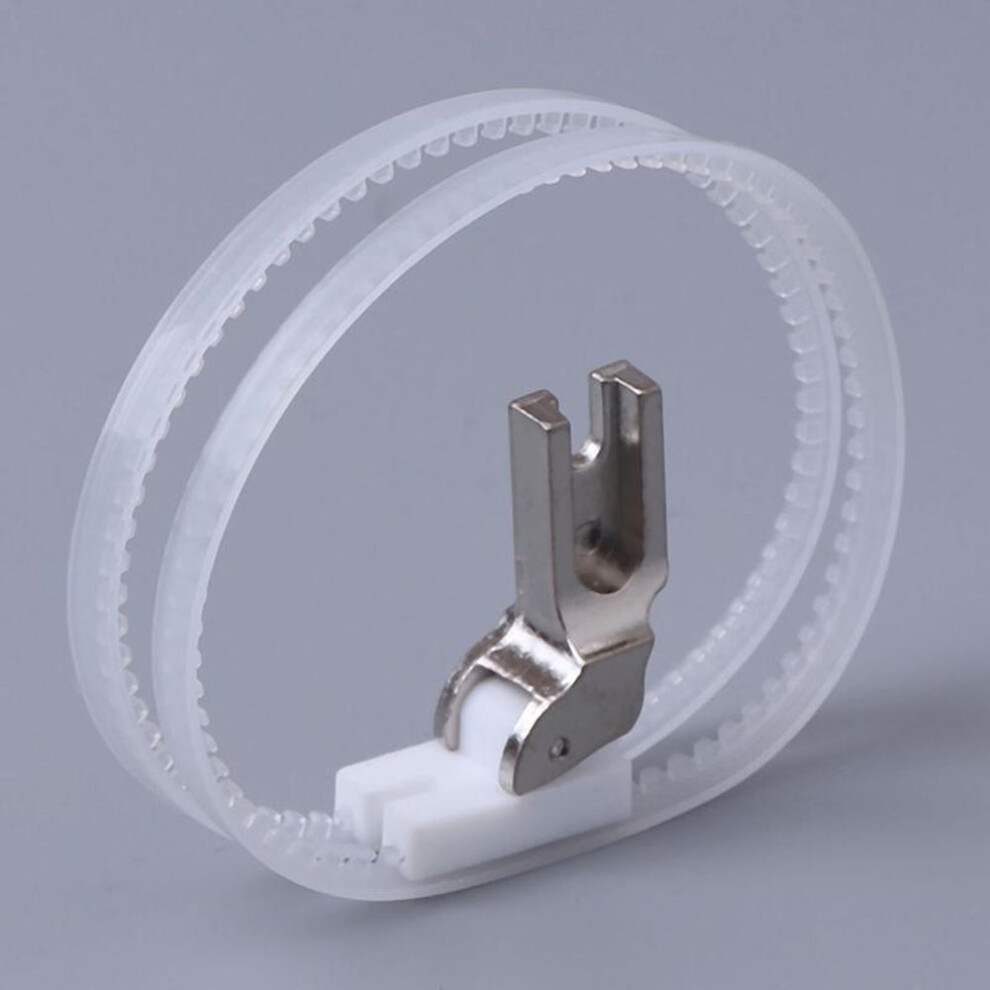 Sewing Machine Tool Presser Foot Double Roller Presser Foot Roller Ring Crafts