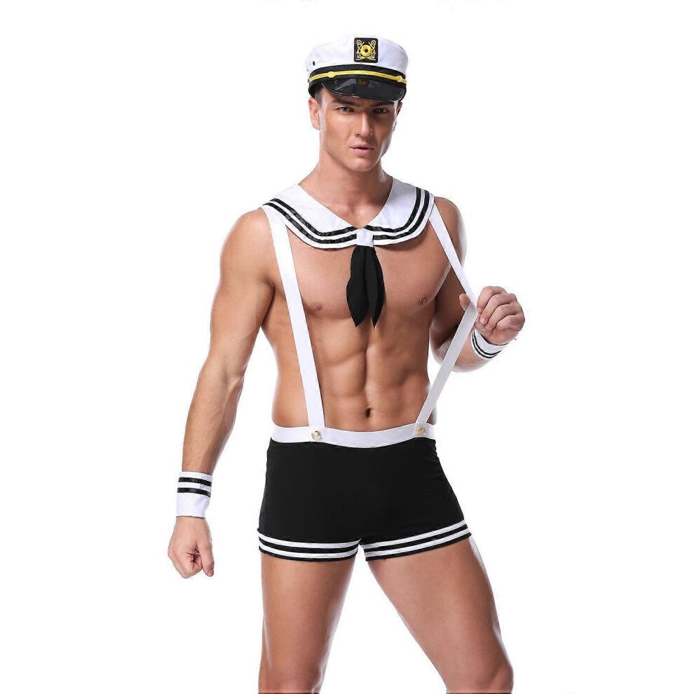 (One Size, 20193) Sexy Mens Costume Cosplay Uniform Men Underwear Set Exotic Costumes For Valentine's Day Sailor Doctor Cop Role Play Outfit Male