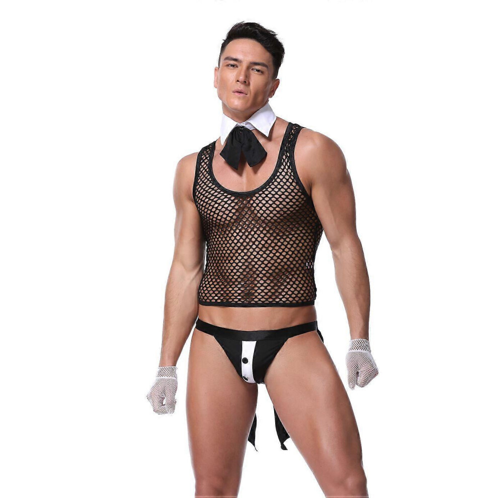 (One Size, 20190) Sexy Mens Costume Cosplay Uniform Men Underwear Set Exotic Costumes For Valentine's Day Sailor Doctor Cop Role Play Outfit Male
