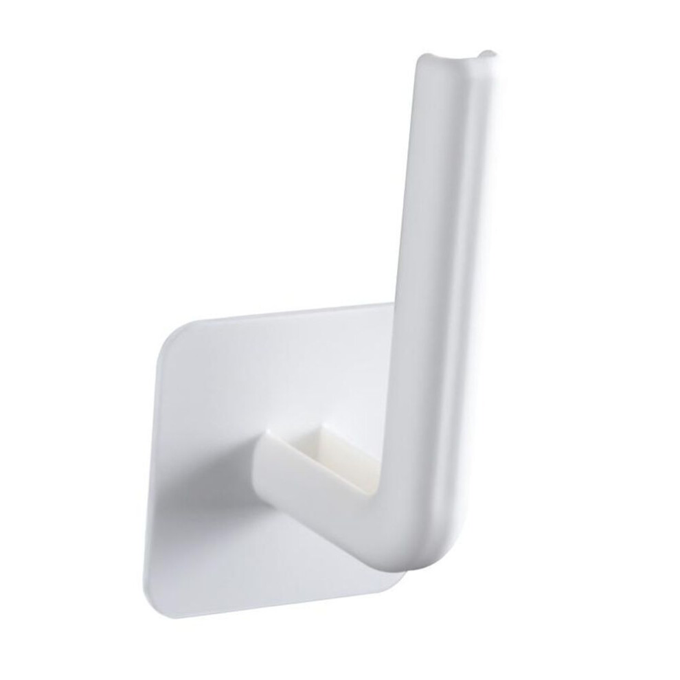 (as the picture) Punch-Free Toilet Paper Holder with Wall Mount Hook