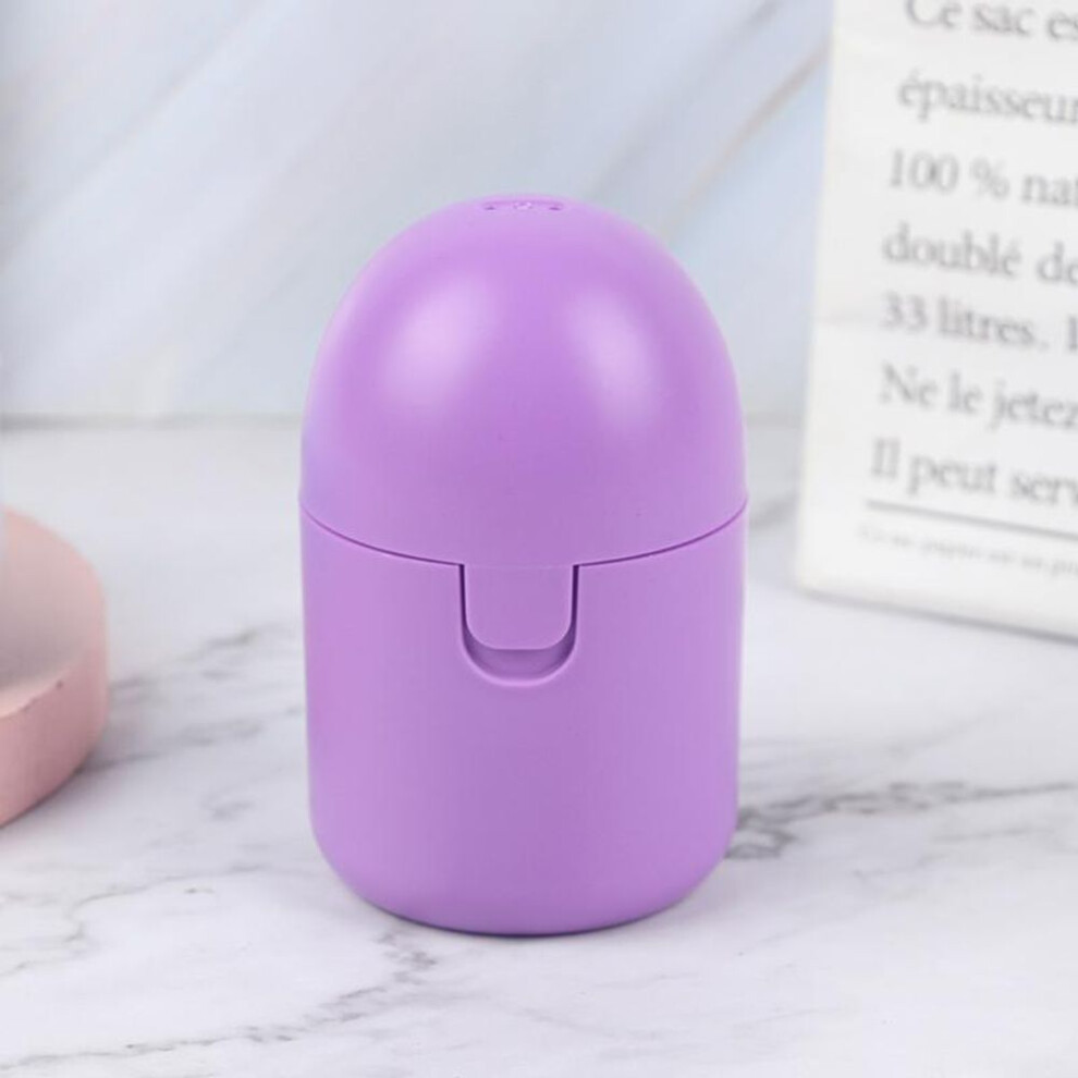 (purple) Portable Menstrual Cup Sterelizer Disinfection Box Storage Bag Period Cup Case