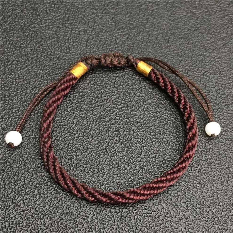 (brown) Lucky Charm Bracelets & Bangles with Handmade Knots