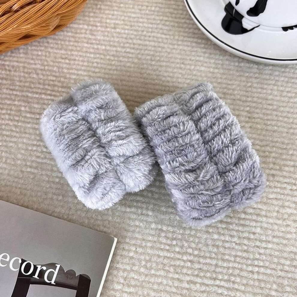 (gray) Wrist Strap Artifact Absorbent Cuff Sports Wipe Sweat Bracelet Absorbent Sleeve Wash Moisture-proof Sleeve Guard Wrist