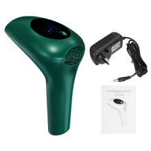 (Green, UK Plug) 8 Gear Regulated Epilator Skin Rejuvenation 900,000 Pulses Household Laser Hair Removal Instrument Hair Removing Device