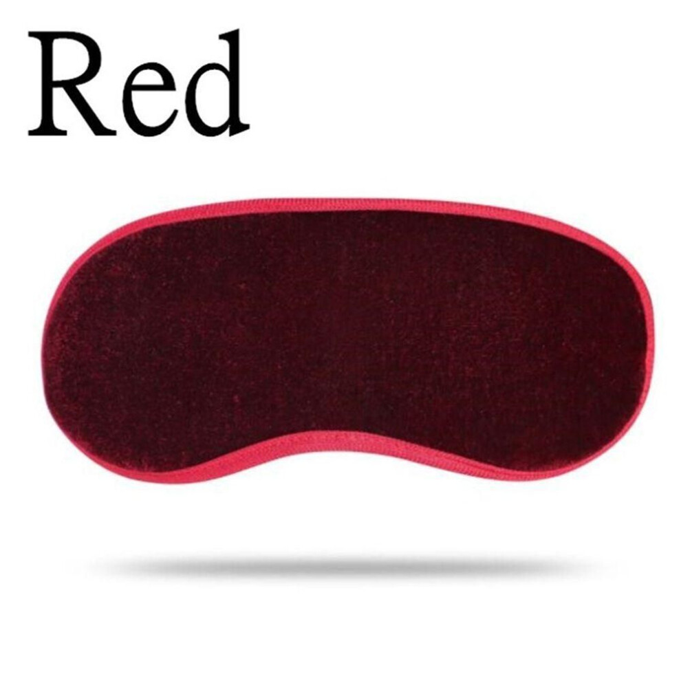 (red) Tourmaline Far Infrared Ray Massage Magnetic  Blindfold Sleeping Aid Comfortable Eye Patch Eye Mask