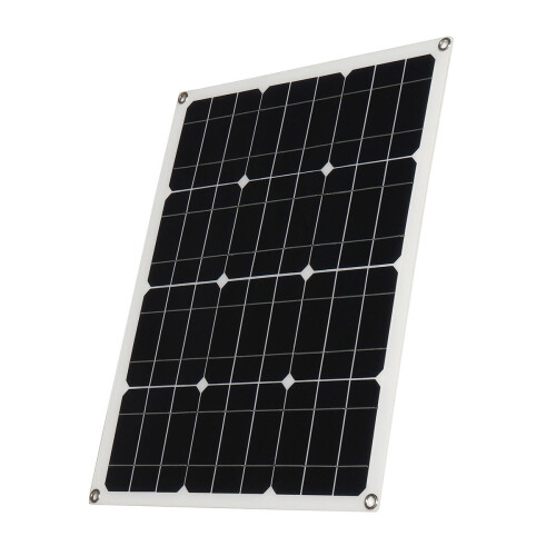 40W Solar Panel Controller Car Charger Output Battery Clip Solar Power Panel