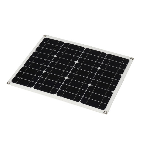40W Solar Panel Controller Car Charger Output Battery Clip Solar Power Panel 2