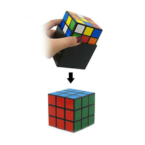 1 Set Triple Cube Magic Tricks Instant Restore Close Up Magician Trick Gimmick Illusions