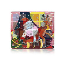 2022 Christmas 24 Days Countdown Advent Calendars Kids Xmas Surprise Blind Box Gift - Girls Diy Bracelet Necklace Charm Pendant Jewelry Making Kits