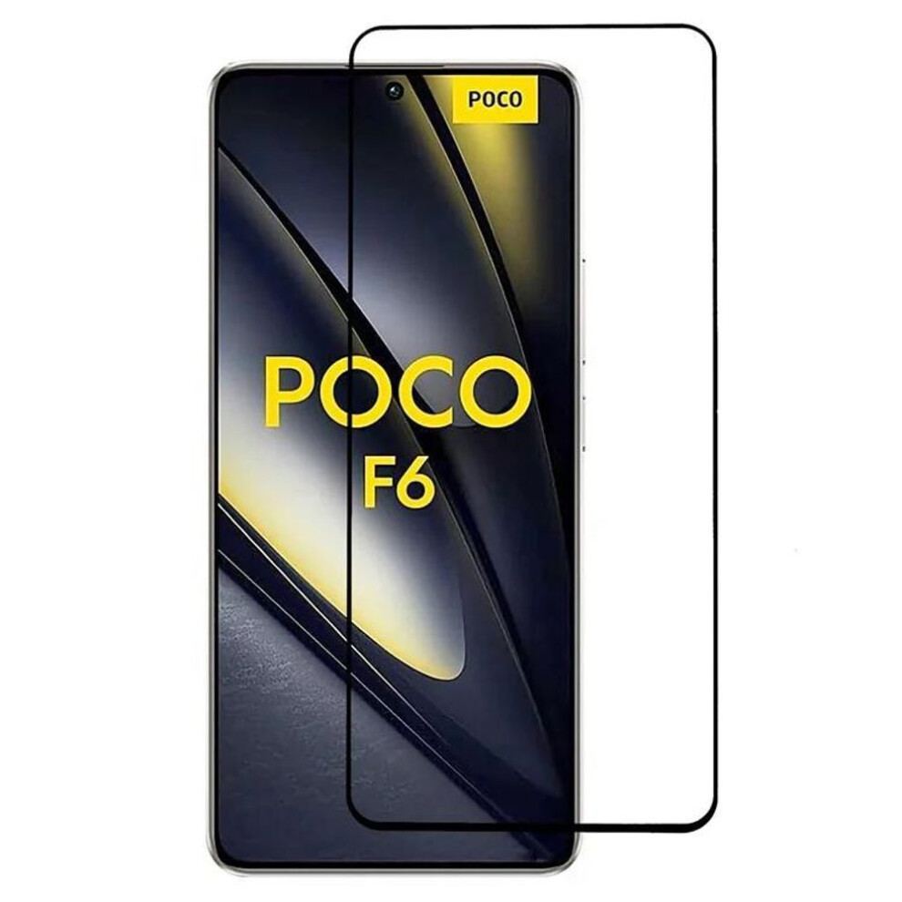 (as the picture) For Xiaomi Poco F6 5g Redmi Turbo 3 5g Tempered Glass Full Screen Protector Silk Printing Film