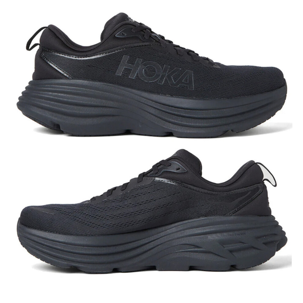 (Black, UK3.5/EU36.5) HOKA ONE ONE Clifton 8 Womens Lightweight Running Shoes Athletic Trainers Sneakers Sport