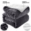 (Double, Grey) Heavy Thick Blanket Bed Throw-Single Double King Size-Warm Fluffy for Extreme Winters 1