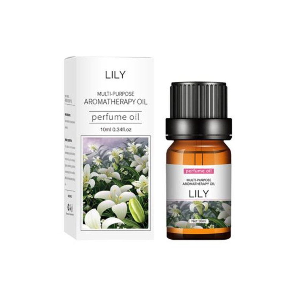 (lily) 10ml Essential Oil Dispel Peculiar Smell Leakproof Soap Made Mild Water Soluble Rose Essential Fragrance