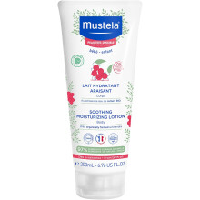 Mustela Baby Soothing Moisturizing Body Lotion with Natural Avocado & Schizandra Berry 200mL | Baby Skin Care | Hypoallergenic | Fragrance-Free