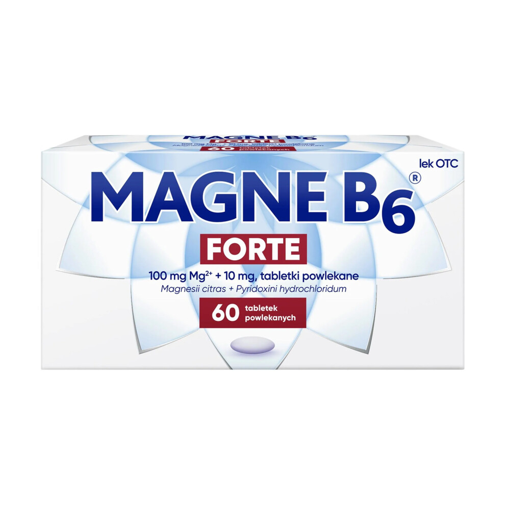 MAGNE B6 Forte 60 tablets, magnesium B6
