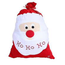Christmas Red Velvet Santa Claus Bags Extra Large Velvet Santa's Present Sack Bags for Xmas Present Toys Party Supply