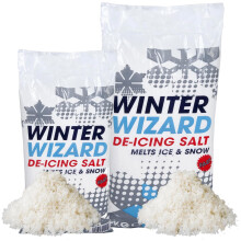 20kg (2 x 10kg Bags) White Grit De-Icing Winter Rock Salt for Roads