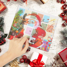 2022 Christmas 24 Days Countdown Advent Calendars Surprise Blind Box - Girls Diy Bracelet Of 2 Making Kit with 22 Charms Pendant Xmas Kids Gift