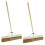 1 x 24" Coco Soft Bristle Sweeping Broom With Handle 2