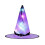 Halloween Cosplay Props Mysterious Led Witch Hat Party Props Accessory 5