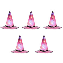 Halloween Cosplay Props Mysterious Led Witch Hat Party Props Accessory