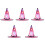 Halloween Cosplay Props Mysterious Led Witch Hat Party Props Accessory 1