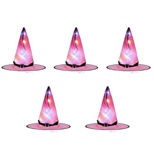 Halloween Cosplay Props Mysterious Led Witch Hat Party Props Accessory
