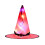 Halloween Cosplay Props Mysterious Led Witch Hat Party Props Accessory 3