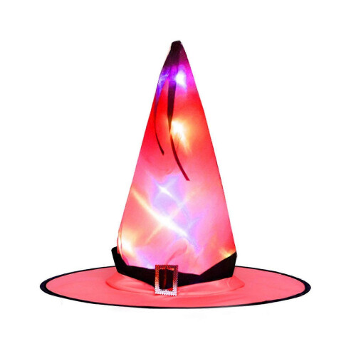 Halloween Cosplay Props Mysterious Led Witch Hat Party Props Accessory 2