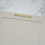 (128mm Handle) Brushed Brass Handle Slim Square Pull 9