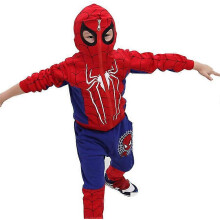 (5-6 Years, One size) Kids Boys Spiderman Hoodie Top Pants Set Costume Outfit Tracksuit Clothes -NMAOV
