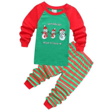 (6-7 Years, C) Christmas Kids Boys Girls Pajamas Pyjamas Pjs Set Toddler Long Sleeve Tops Trousers Sleepwear Nightwear Xmas Theme Outfits Loungewear