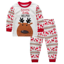 (5-6 Years, B) Christmas Kids Boys Girls Pajamas Pyjamas Pjs Set Toddler Long Sleeve Tops Trousers Sleepwear Nightwear Xmas Theme Outfits Loungewear