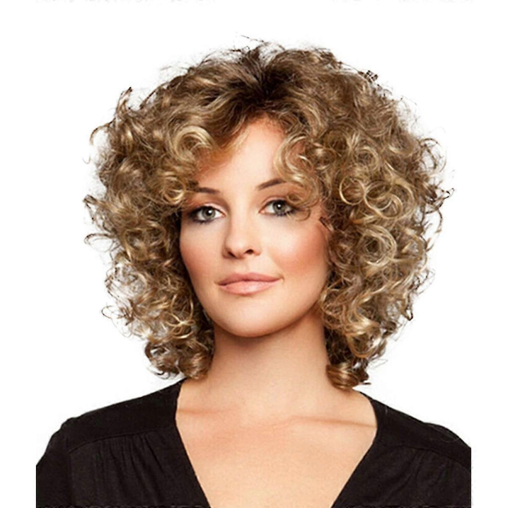 Kikidex (As Show, One Size) Women Natural Curly Hair Cosplay Wigs -Nmaov