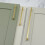 (320mm Handle) Brushed Brass Handle Slim Square Pull 15
