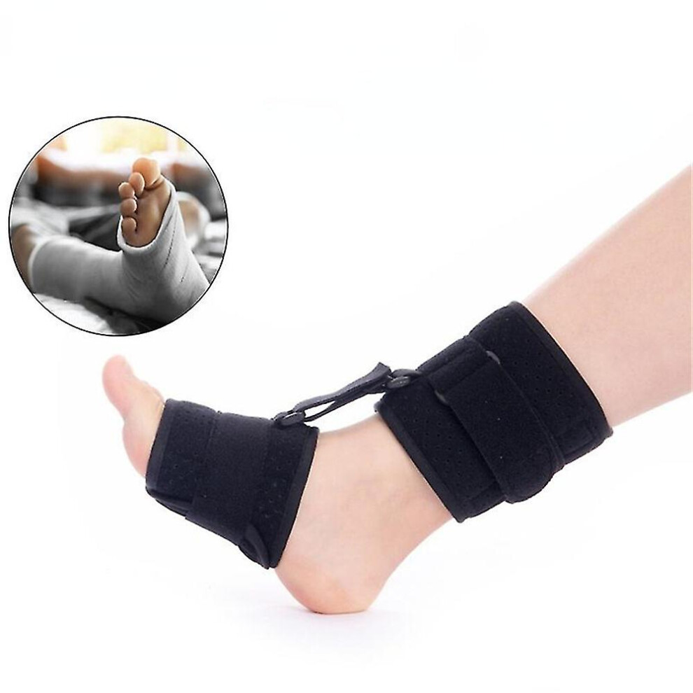 Foot Orthosis Stabilizer Splint Adjustable Drop Foot Orthotic Brace Support for Fasciitis Pain Relief