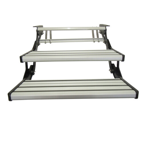 Manual Drop Down Double Step (Aluminium Motorhome Pull Out Platform)