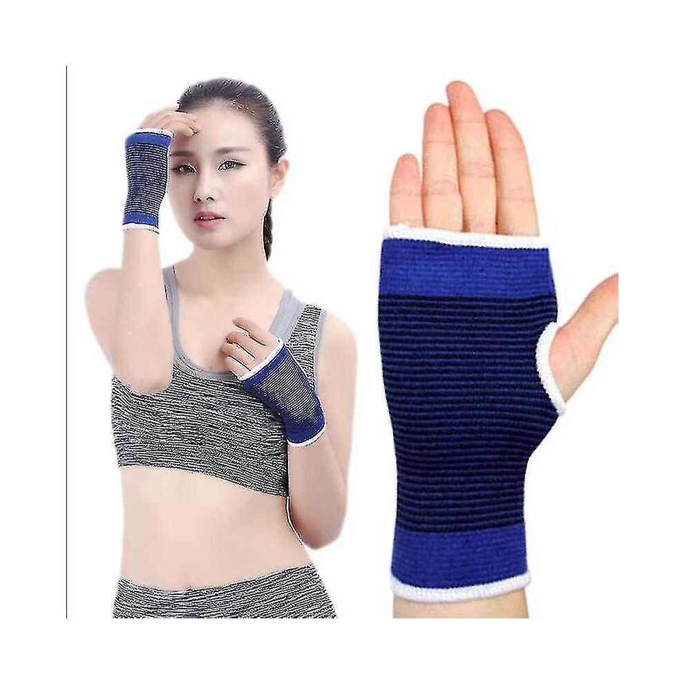 Knit Palm Protectors Compression Palm Wrist Support Relief Meniscus Tear Arthritis Injury Painful Wrists (6 Pairs)