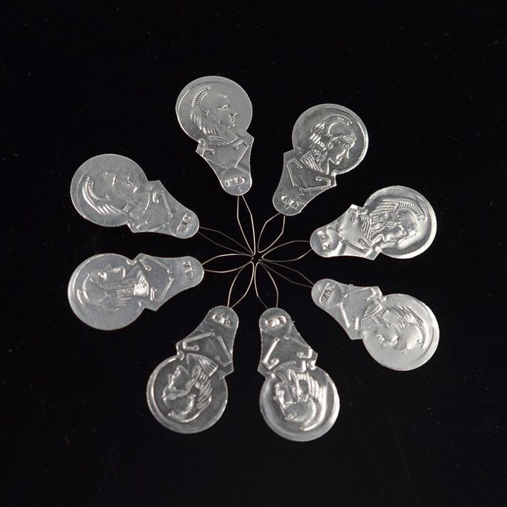 50pcs Bow Wire Needle Threader Stitch Insertion Machine Hand Sewing Thread Tool
