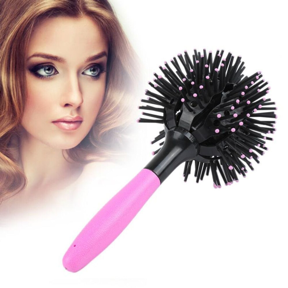 3D Curly Hair Comb Spherical Massage Hollow Design Comb Meteor Super Heat-resistant Eliminate Frizziness Durable Hairdressing Tool Hair Comb