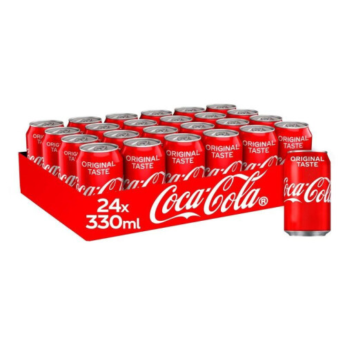 Original Taste Soft Drink  24 x 330ml Cans, Refreshing & Classic