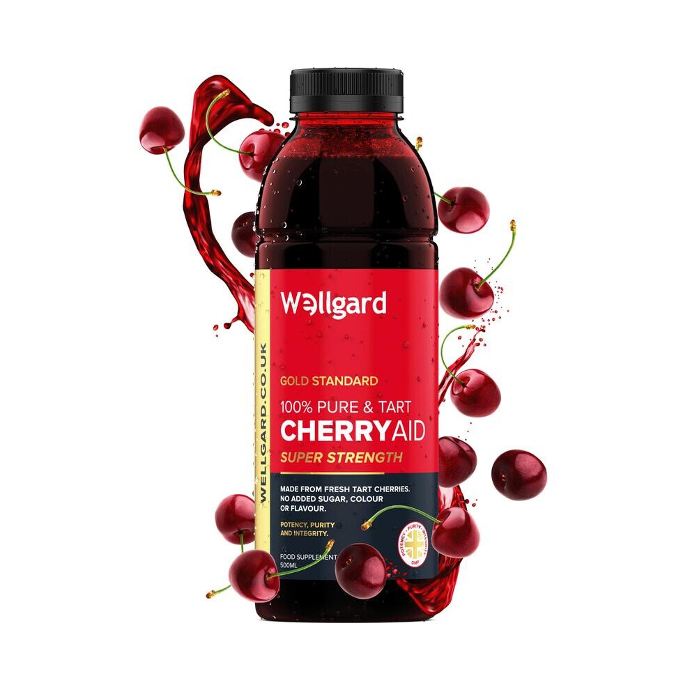 Tart Cherry Juice  100% Montmorency Cherry Concentrate, 500ml, Made in the UK