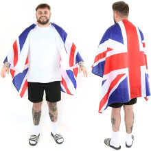 5x3FT Britain National Union Jack Wearable Body Sleeve Flag King Charles III Coronation