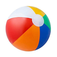SHATCHI 16/20/24 Zoll Strand Ball aufblasbare mehrfarbig Urlaub Schwimmbad Party Spielzeug aufblasen Sommer Spiel, 1pk-12pk, Regenbogen, 4pcs