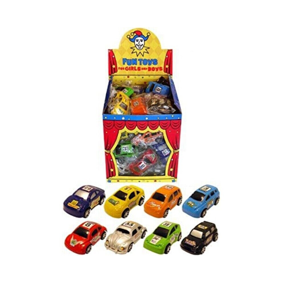 SHATCHI 12 Pcs Toys Pull Back Mini Race Cars Assorted Colours Party Bag Fillers-image-OPC-P7YV9SY-NEW