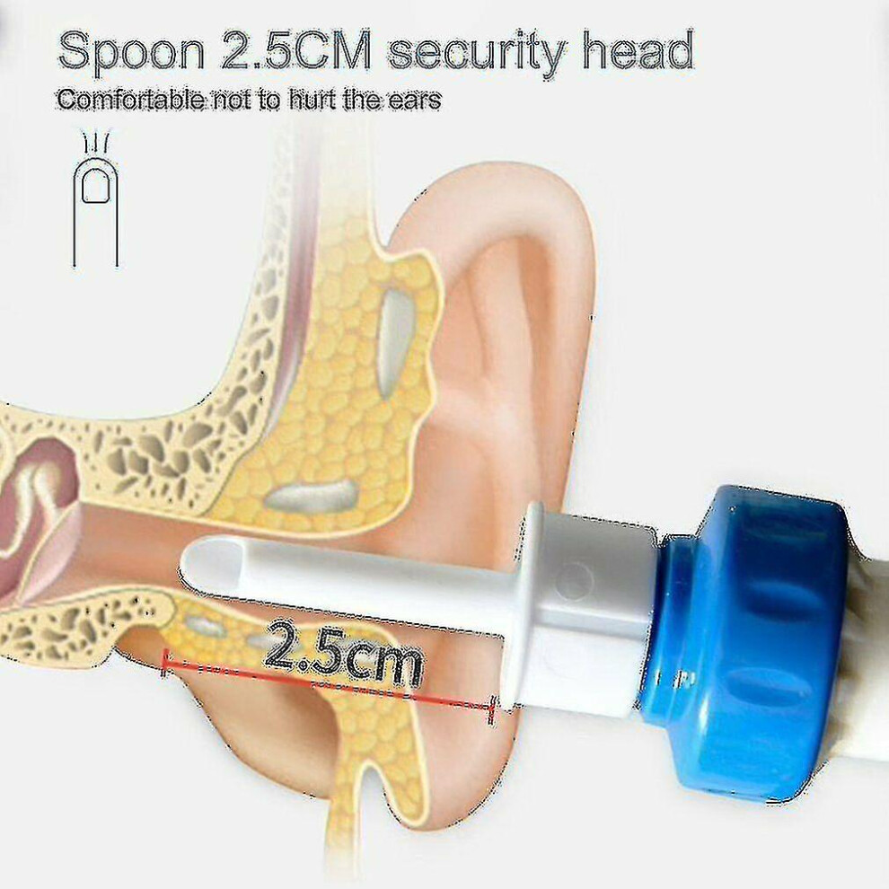 Safety Electric Cordless Vacuum Ear Cleaner Wax Remover Painless Cleaning Tool