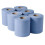 12 x Highly Absorbent 2Ply Blue Embossed Centrefeed Paper Rolls 1