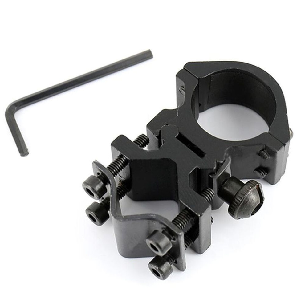 Universal Metal Rail Clip Rail Mount Tactical For Bike Hunting Flashlight Clip