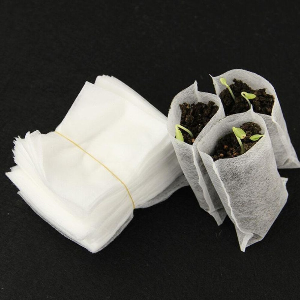 Garden Nursery Pots with 100pcs Seedling Bags